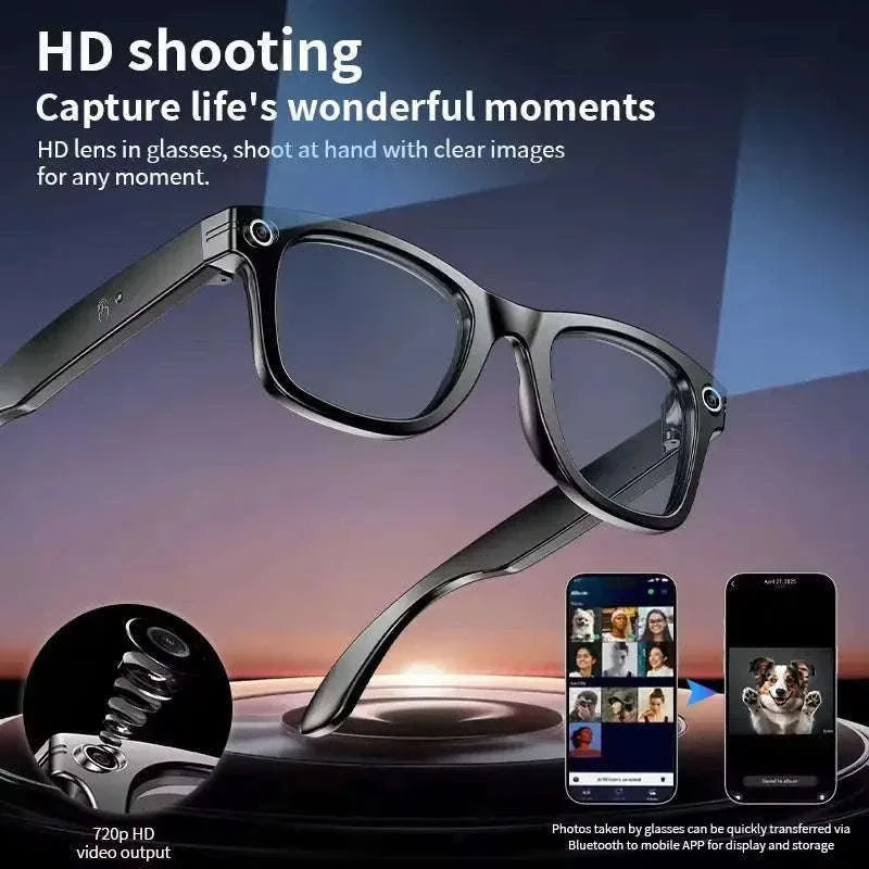 AI Smart Glasses with Camera, Translation, Bluetooth Calls & Video - Image 2