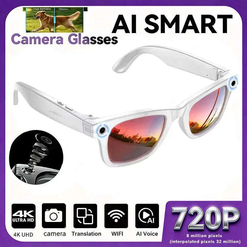 AI Smart Glasses with Camera, Translation, Bluetooth Calls & Video - Image 7