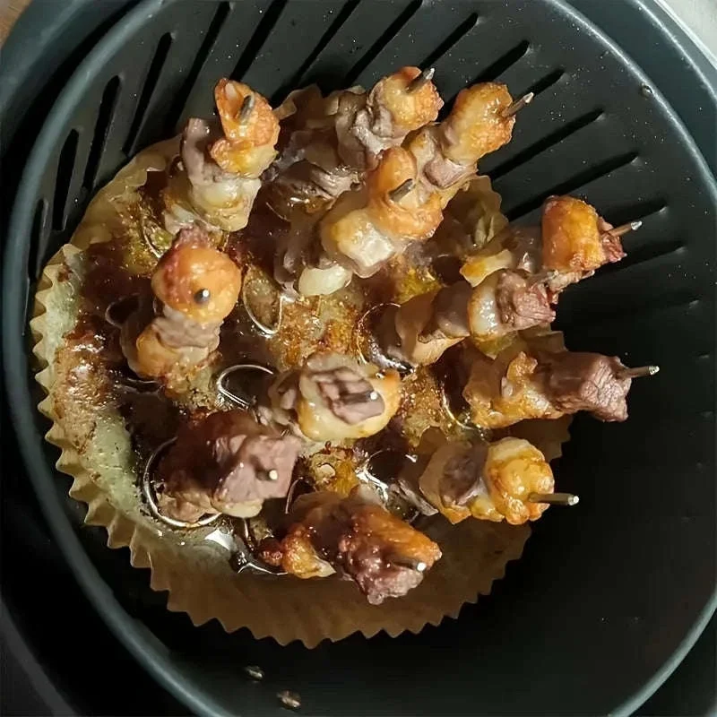 10-Piece Air Fryer Skewer Rack Set for Easy Grilling - Image 6