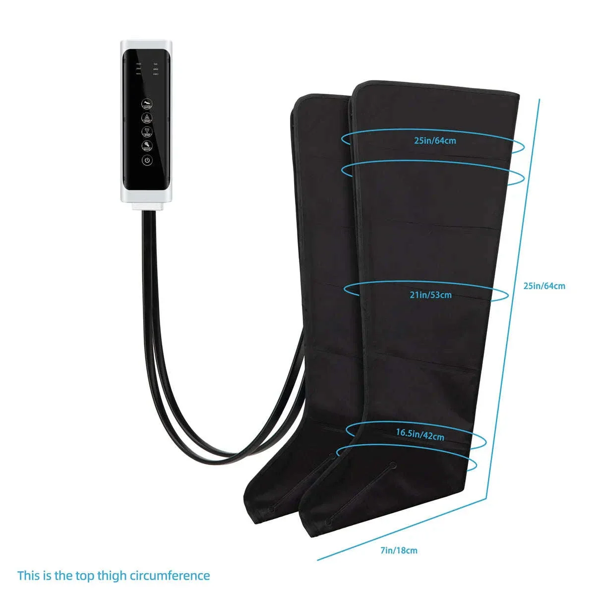 Air Pressure Leg Massager Boots for Tired Legs and Feet - Image 17