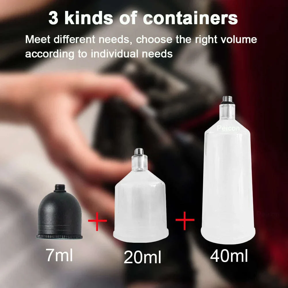Portable Airbrush Nail Art Compressor for Precision Spray Control - Image 5