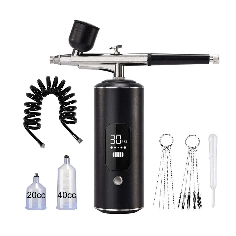 Portable Airbrush Spray Gun with Built-In Compressor - Image 7