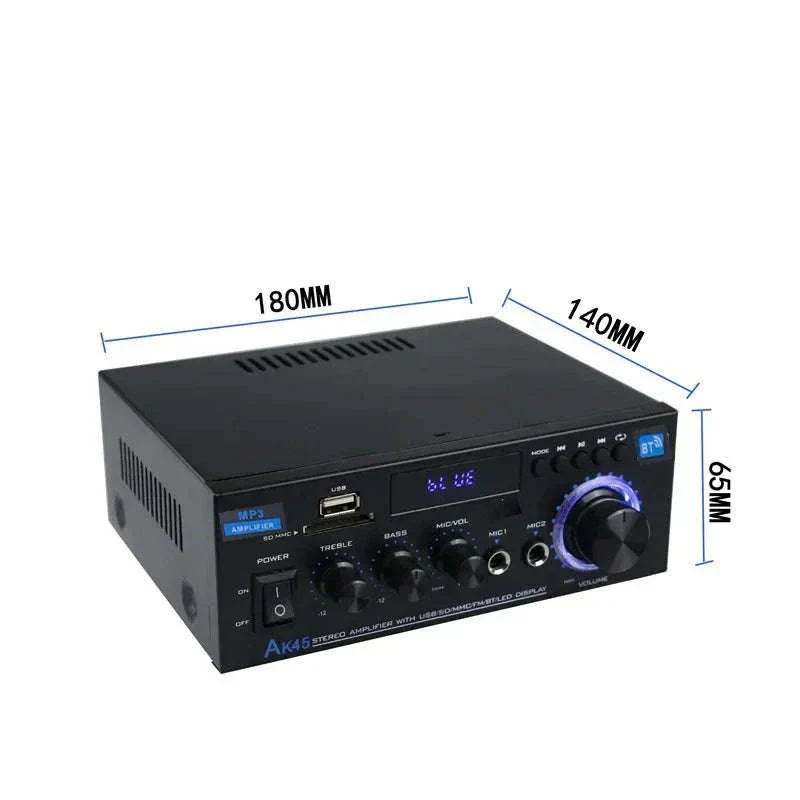 AK45 HiFi Bluetooth Audio Amplifier for Home and Car Sound - Image 4