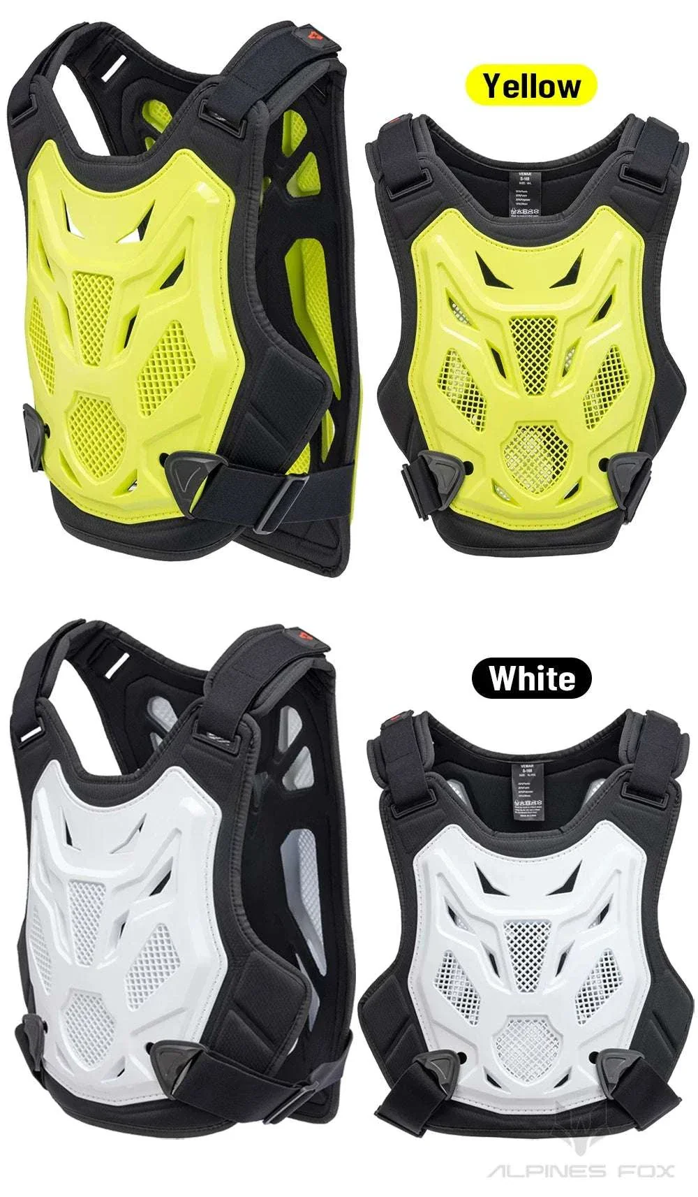 All-Season Motocross Armor Vest Chest & Back Protector Gear - Image 11