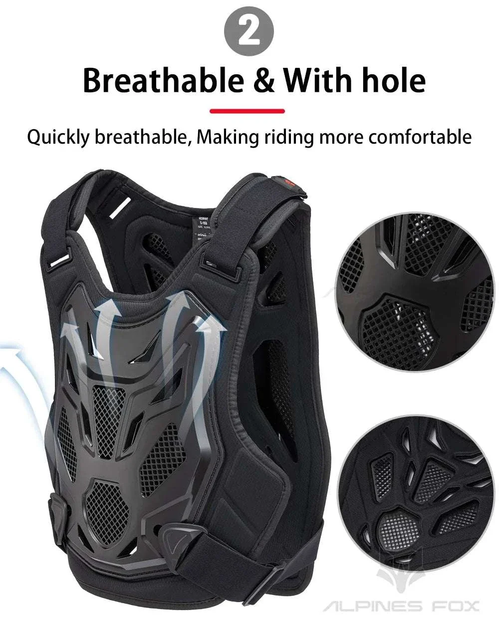 All-Season Motocross Armor Vest Chest & Back Protector Gear - Image 13