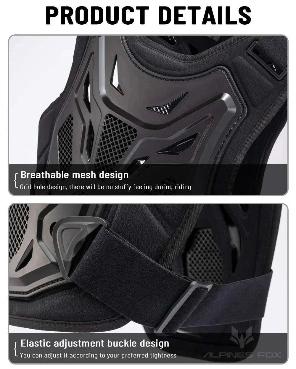 All-Season Motocross Armor Vest Chest & Back Protector Gear - Image 17