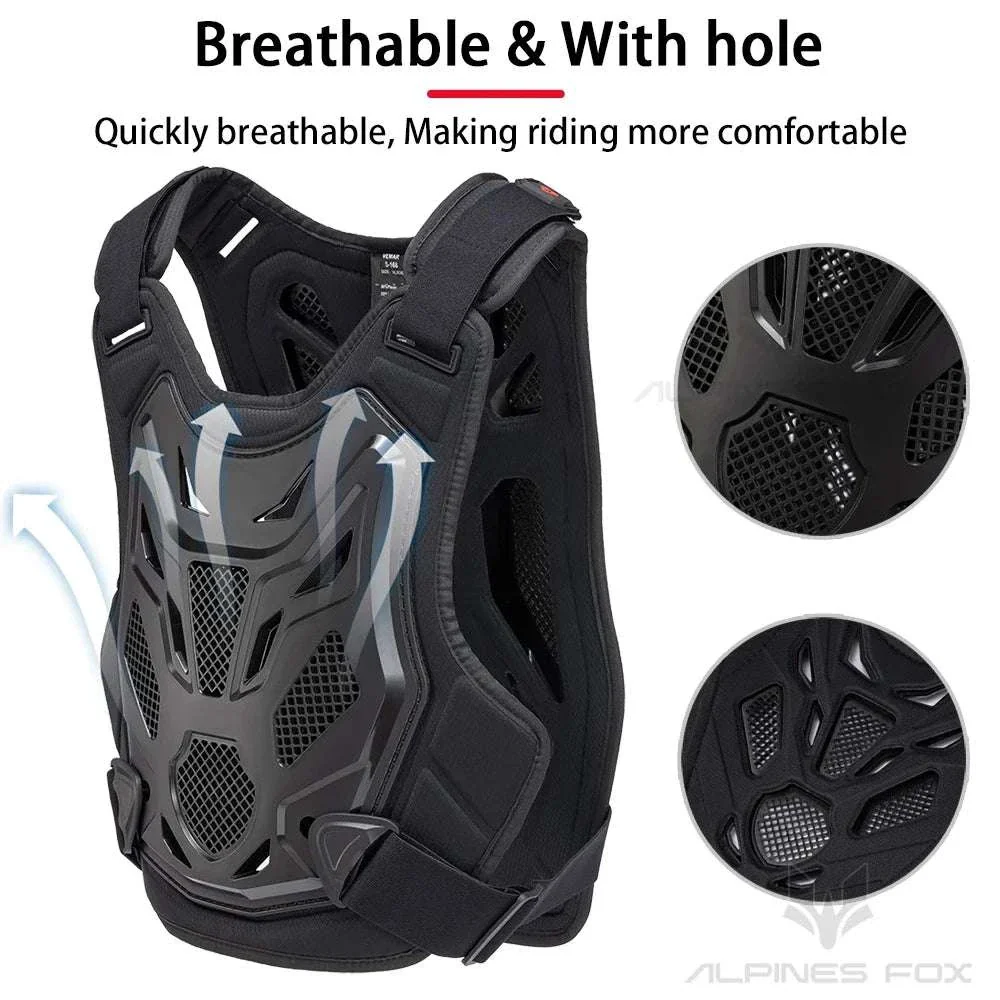 All-Season Motocross Armor Vest Chest & Back Protector Gear - Image 3