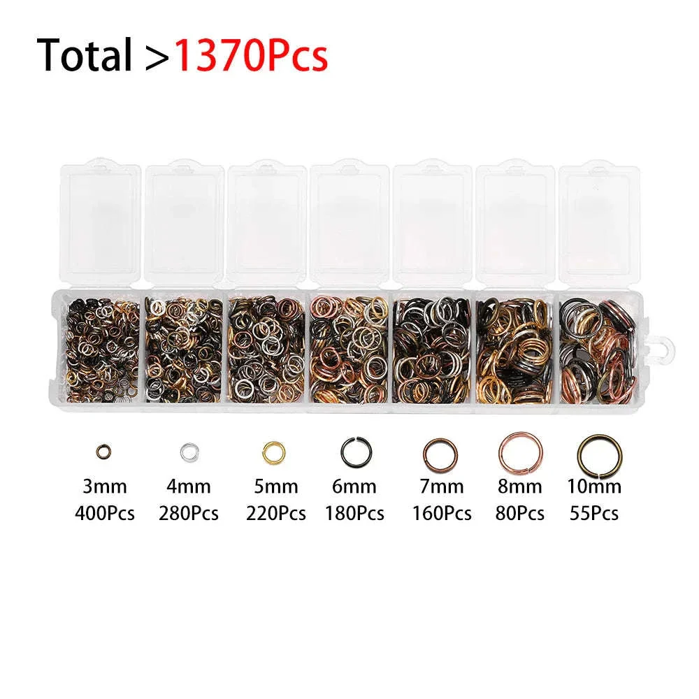 Alloy Jewelry Findings Set for DIY Repairs and Custom Pieces - Image 18