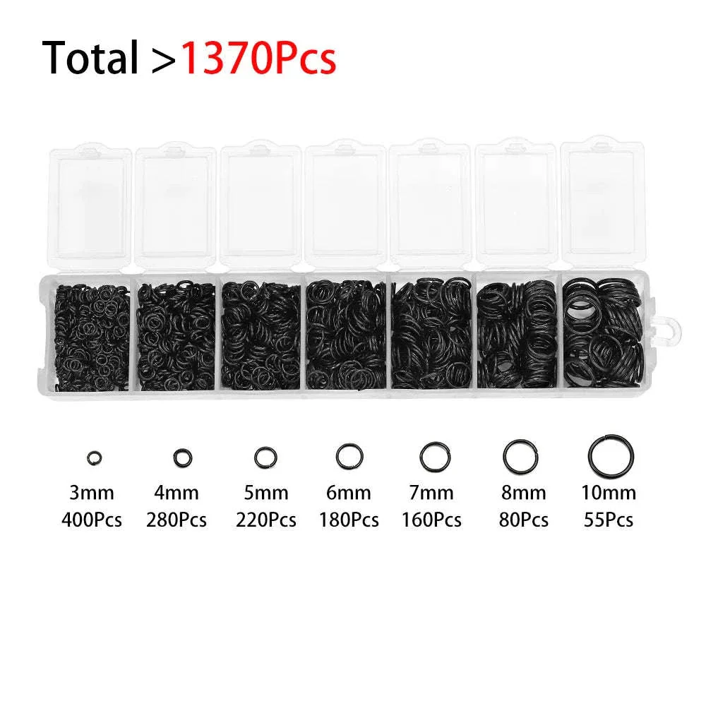 Alloy Jewelry Findings Set for DIY Repairs and Custom Pieces - Image 29