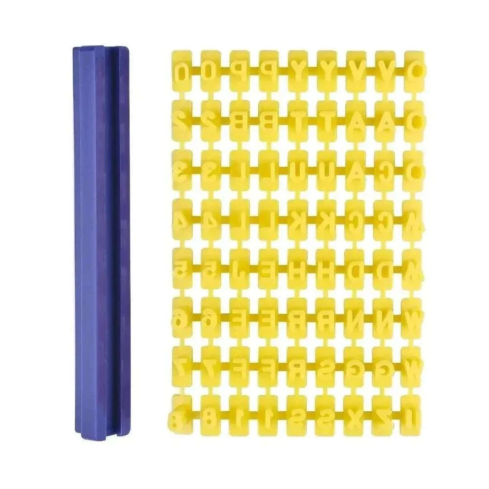 Alphabet & Number Clay Embosser Set for Pottery and DIY Projects - Image 5