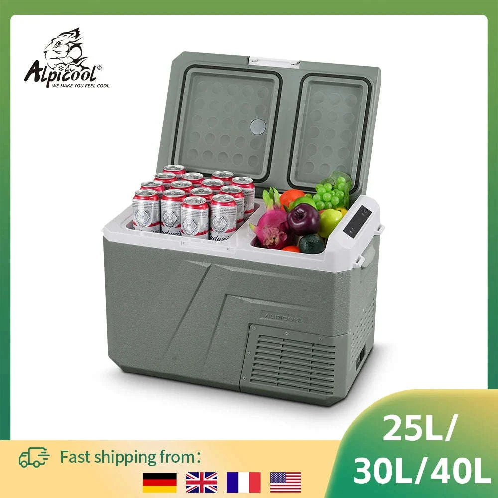 Alpicool QX Portable Car Refrigerator Freezer, 25L-40L