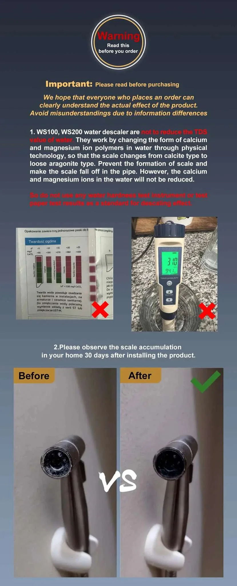 Whole House Water Descaler System Salt-Free Anti Limescale DN25 - Image 15