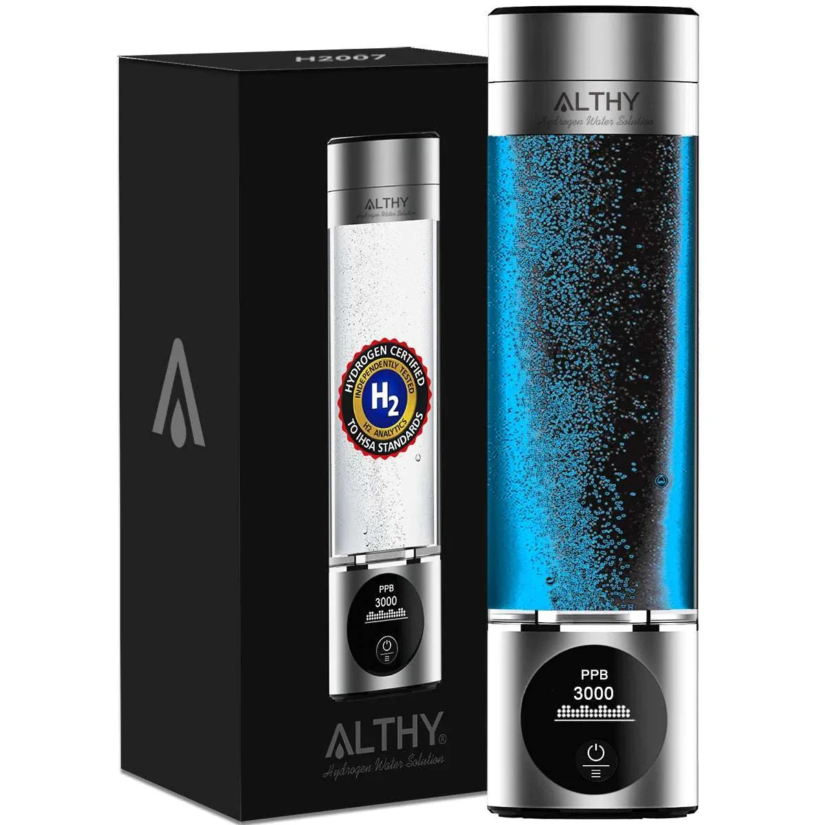 Hydrogen Water Generator Bottle with Dual Chamber & Display - Image 10