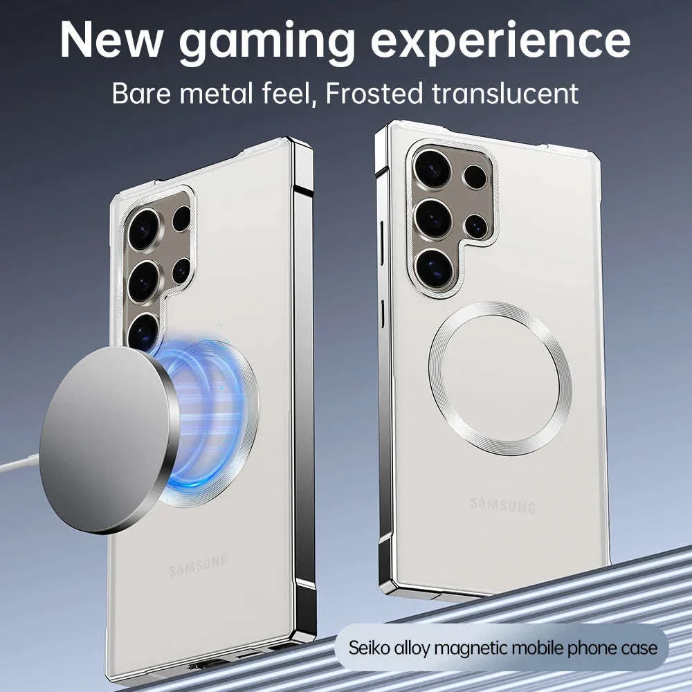 Aluminum Metal Magnetic Case for Samsung Galaxy S25 Ultra & S24 Ultra - Image 2