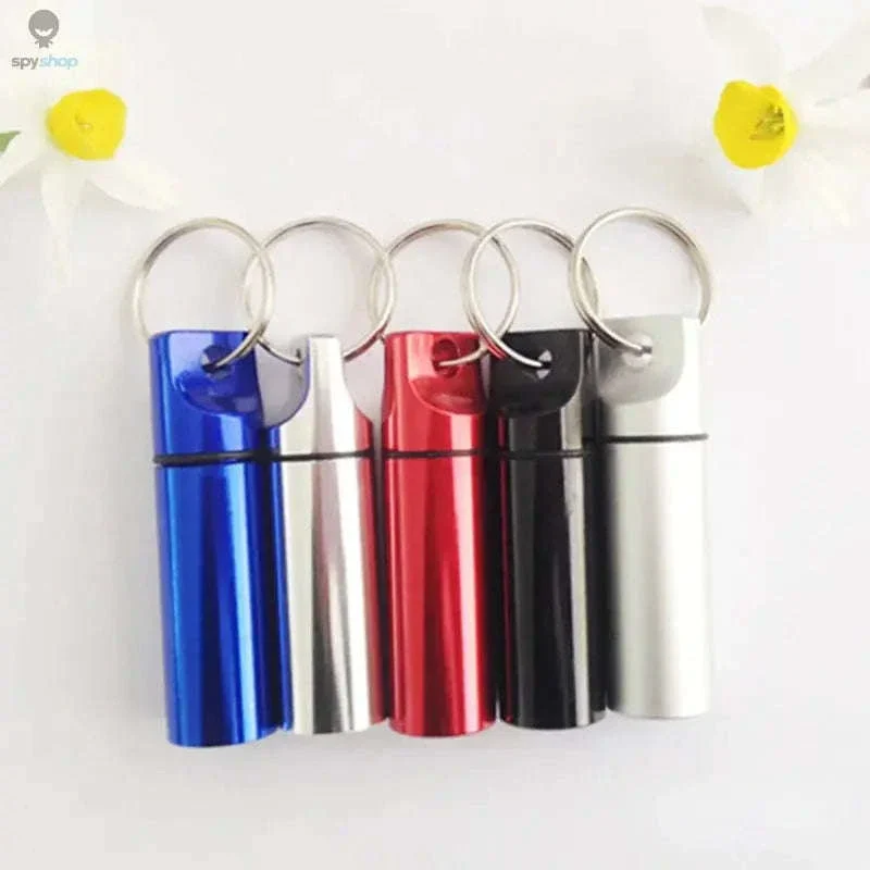 Waterproof Pill Box Keychain for Dry Daily Medication Storage - Image 7