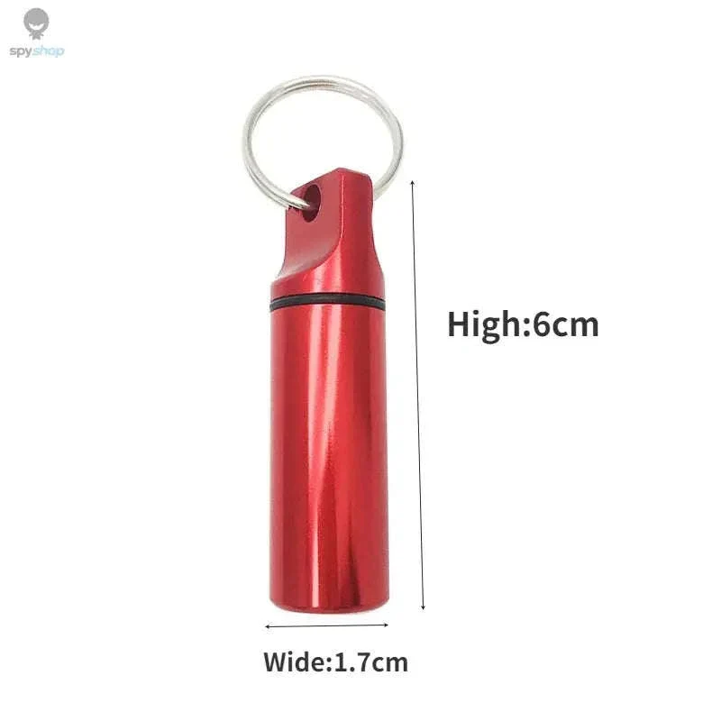 Waterproof Pill Box Keychain for Dry Daily Medication Storage - Image 8