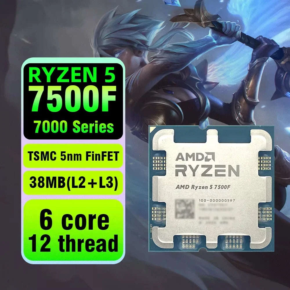 AMD Ryzen 5 7500F 6-Core AM5 Desktop Processor - Image 4