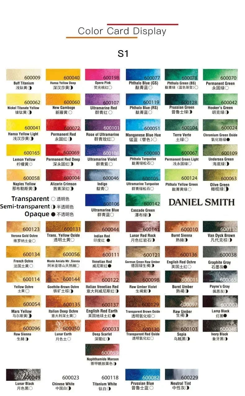Daniel Smith Series 1 Natural Mineral Watercolor Paint 15ml - Image 12