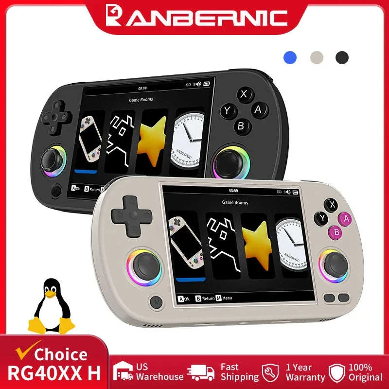 ANBERNIC RG40XX H Retro Handheld Console 4" IPS 5000+ Games