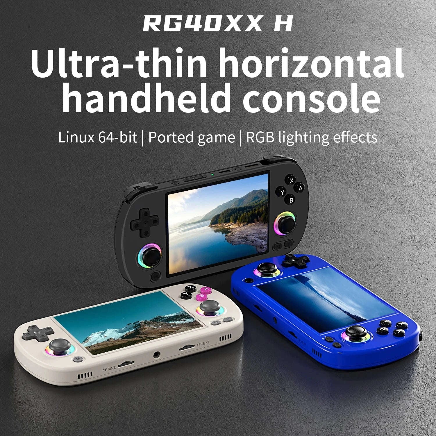 ANBERNIC RG40XX H Retro Handheld Console 4" IPS 5000+ Games - Image 2