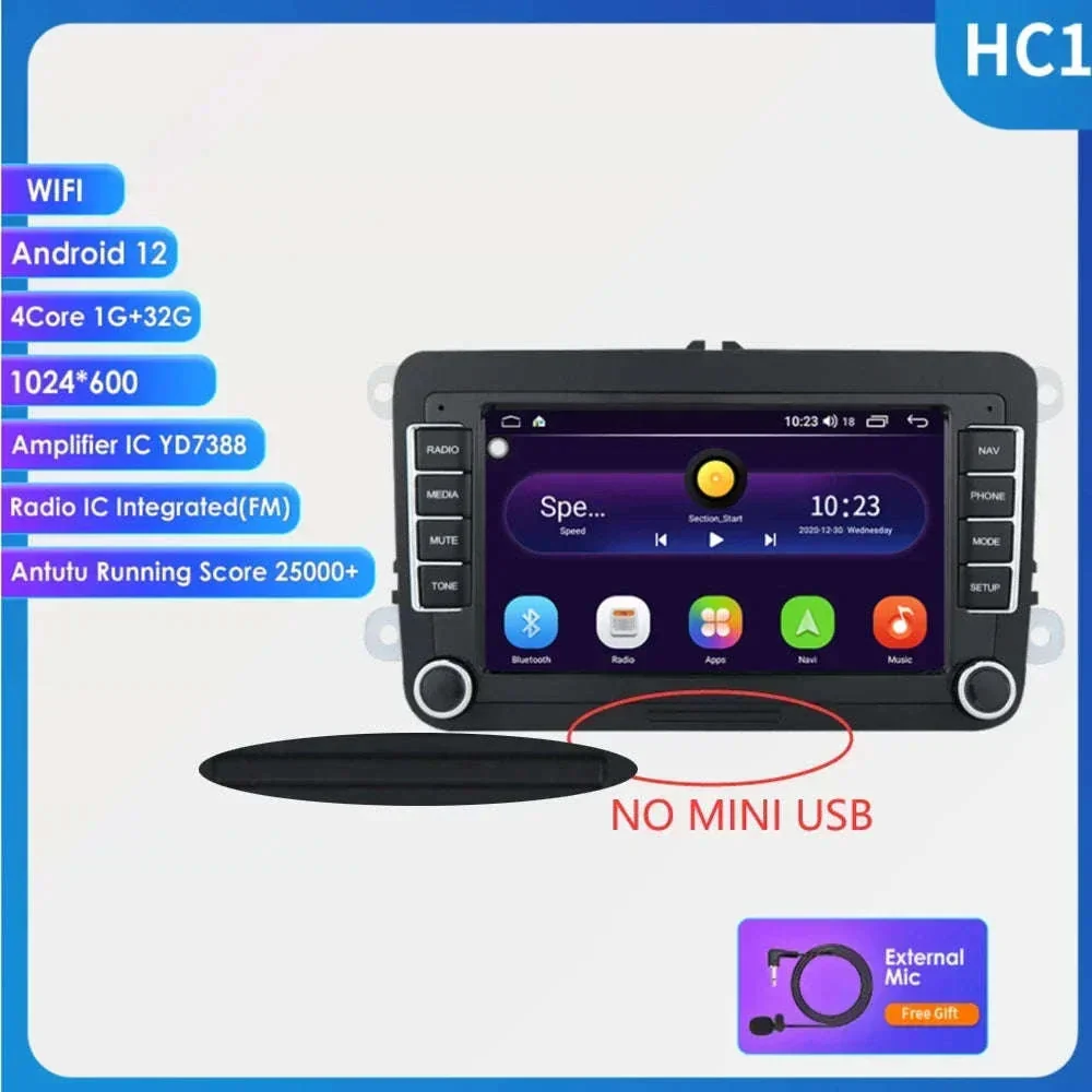 Android 13 Car Radio with CarPlay for Volkswagen Vehicles - Image 55