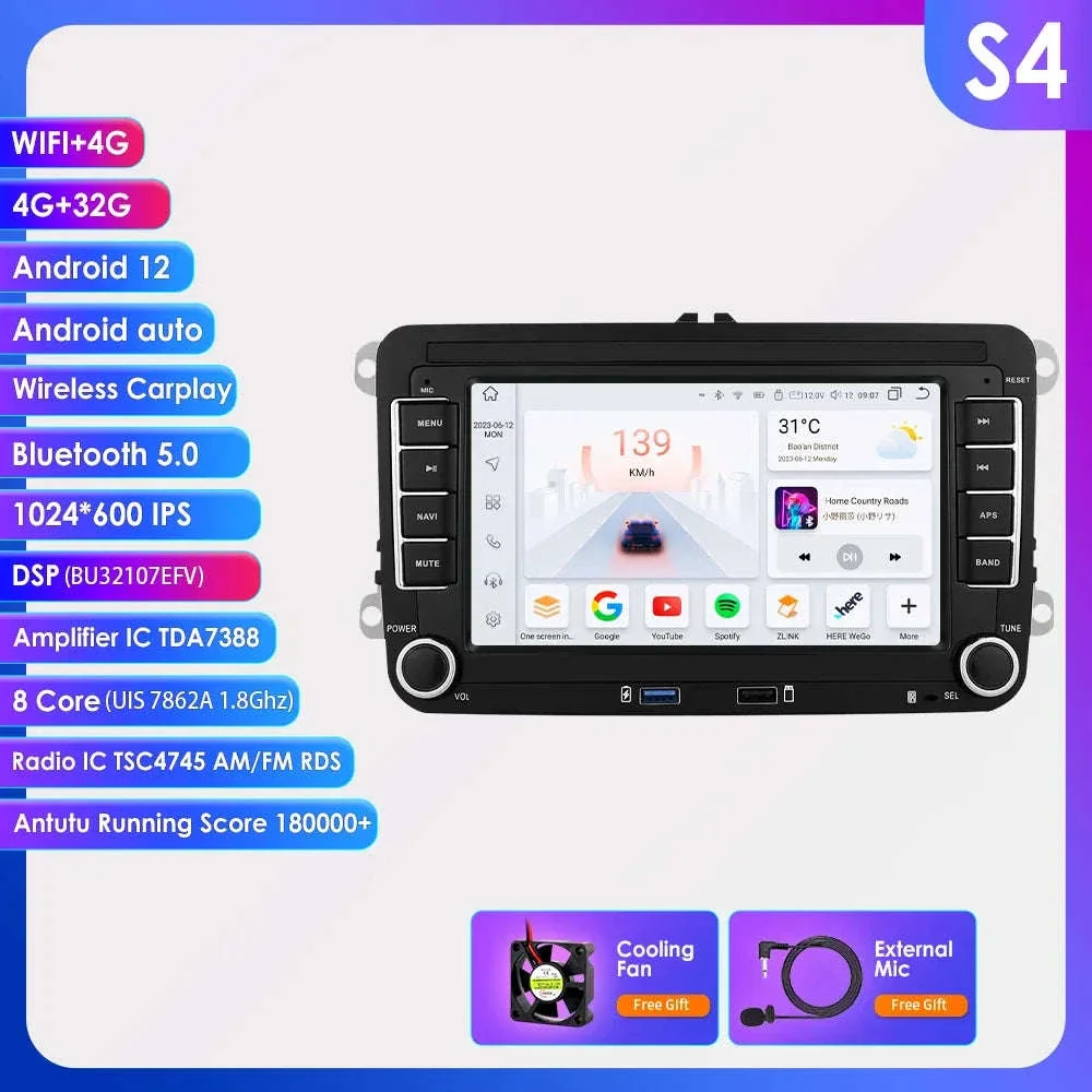 Android 13 Car Radio with CarPlay for Volkswagen Vehicles - Image 69