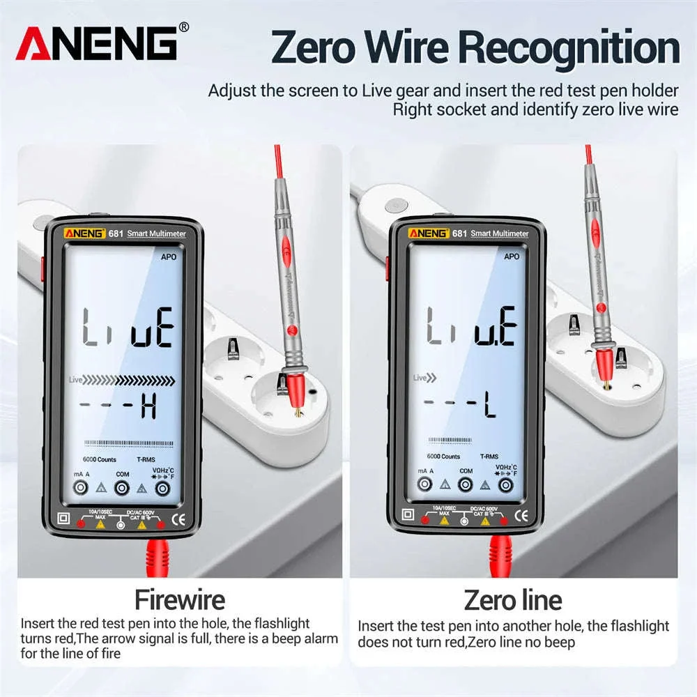 ANENG 681 Rechargeable True RMS Digital Multimeter - Image 7