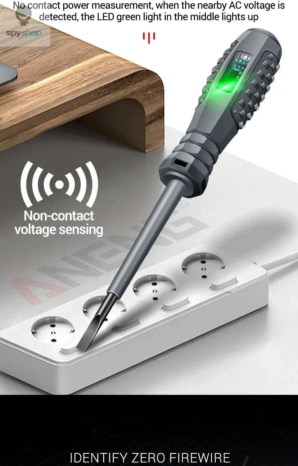 ANENG B05 Electrician Tester Pen with LED and Bits - Image 10