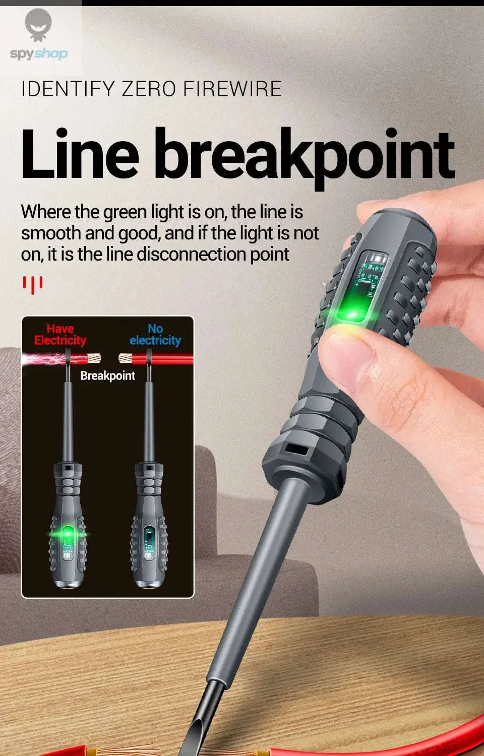 ANENG B05 Electrician Tester Pen with LED and Bits - Image 14