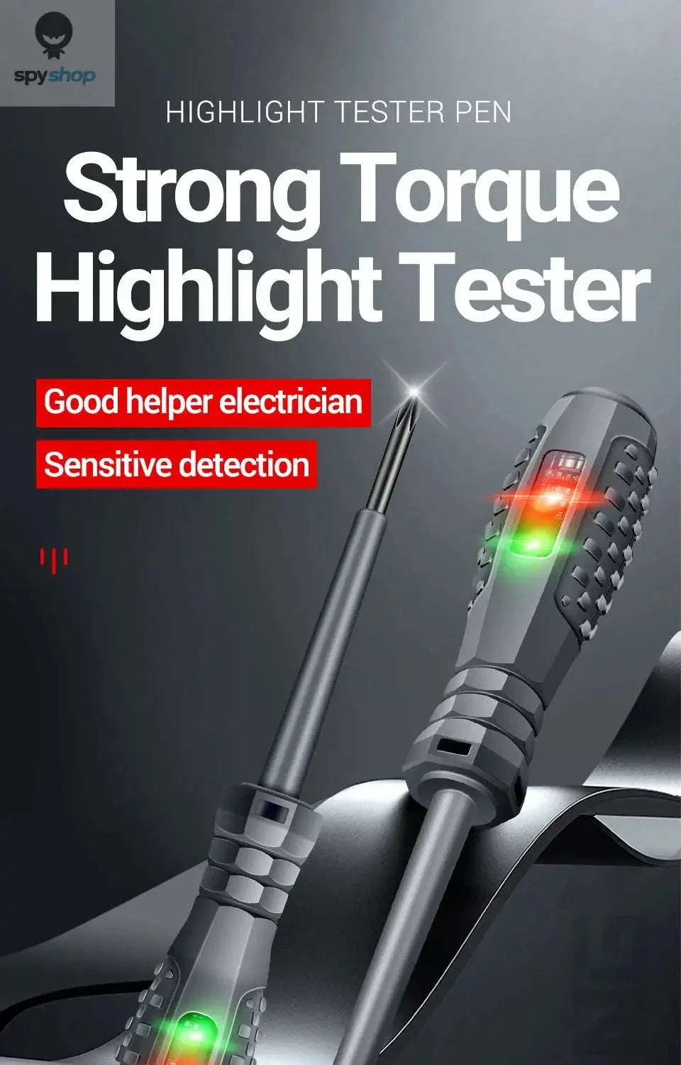 ANENG B05 Electrician Tester Pen with LED and Bits - Image 8
