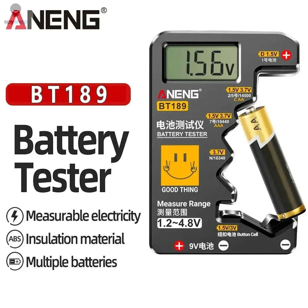 Universal Battery Tester BT189 LCD Voltage Checker