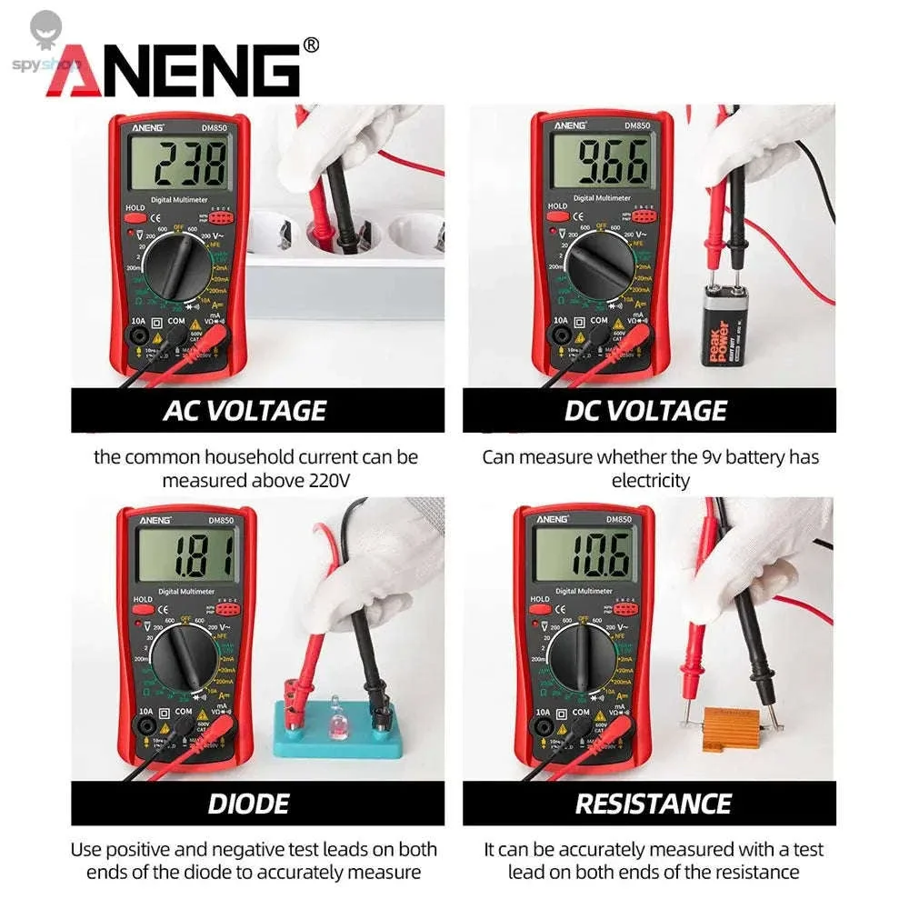 DM850 Multimeter Automatic Professional Tester for Accurate Electrical Checks - Image 4