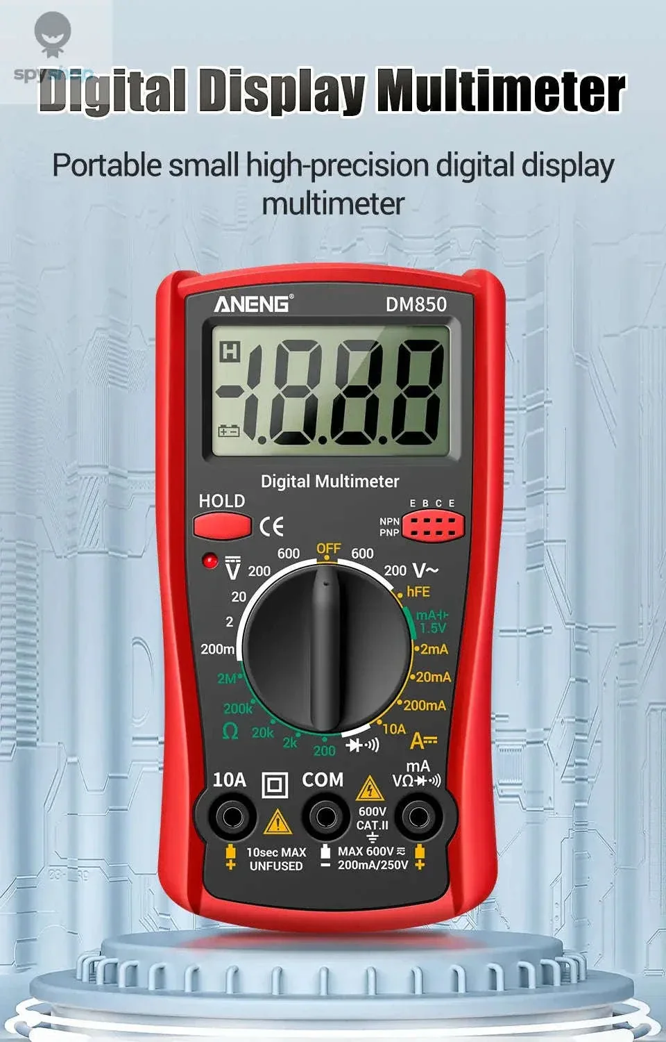 DM850 Multimeter Automatic Professional Tester for Accurate Electrical Checks - Image 9