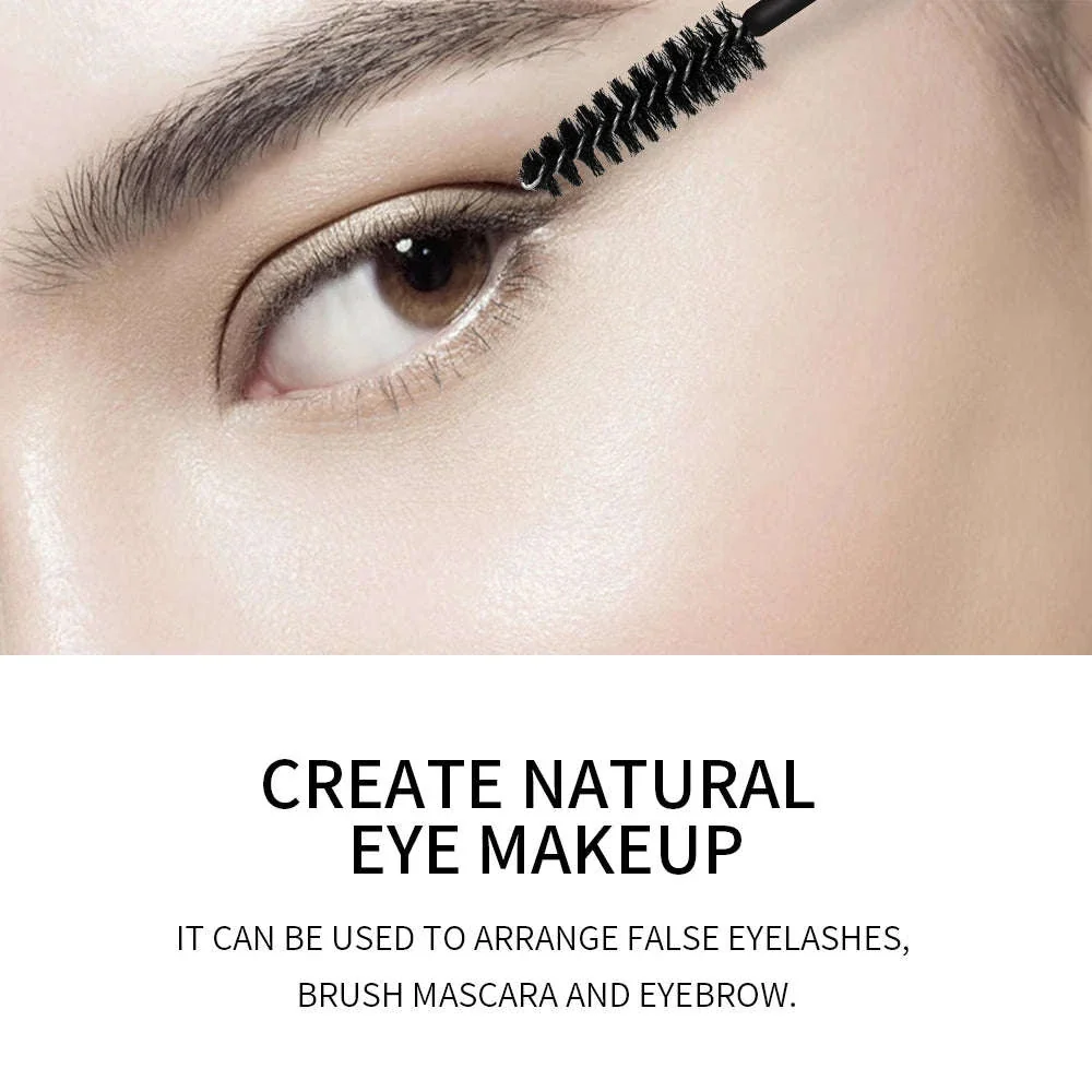 50-Piece Disposable Eyelash Brush Wands for Clean Lash Grooming - Image 3