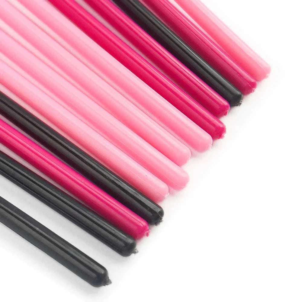 50-Piece Disposable Eyelash Brush Wands for Clean Lash Grooming - Image 5
