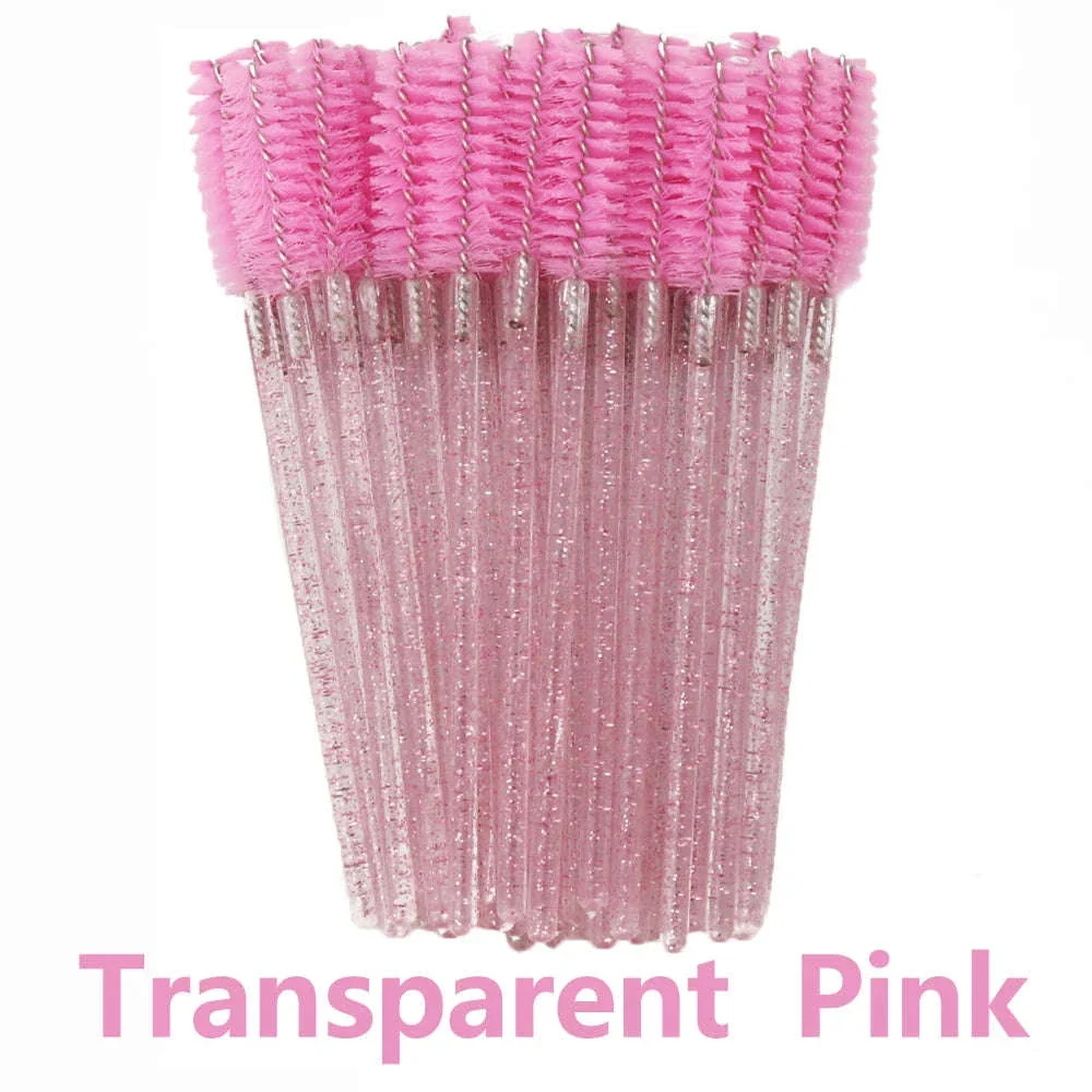 50-Piece Disposable Eyelash Brush Wands for Clean Lash Grooming - Image 64