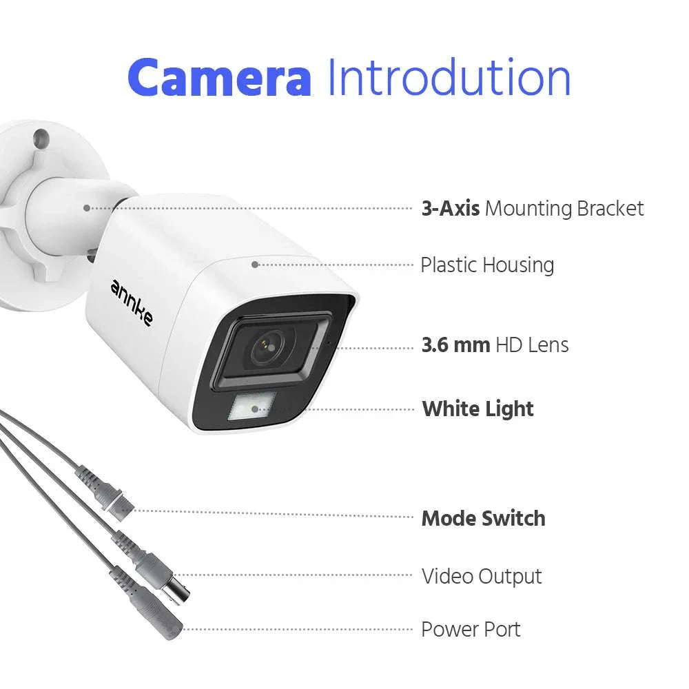 ANNKE 4-Camera 1080P Security Camera System with Human Detection - Image 16