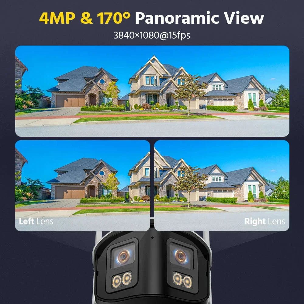 ANNKE 12" LCD Wireless NVR Kit with Dual-Lens 4MP Cameras - Image 2