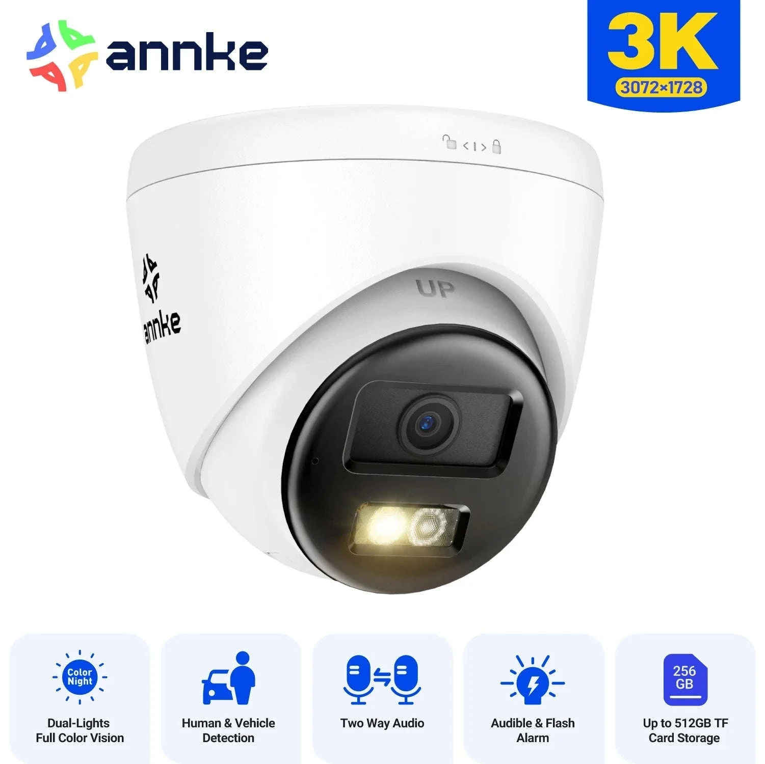 3K IP PoE Security Camera with Smart Detection - Image 8