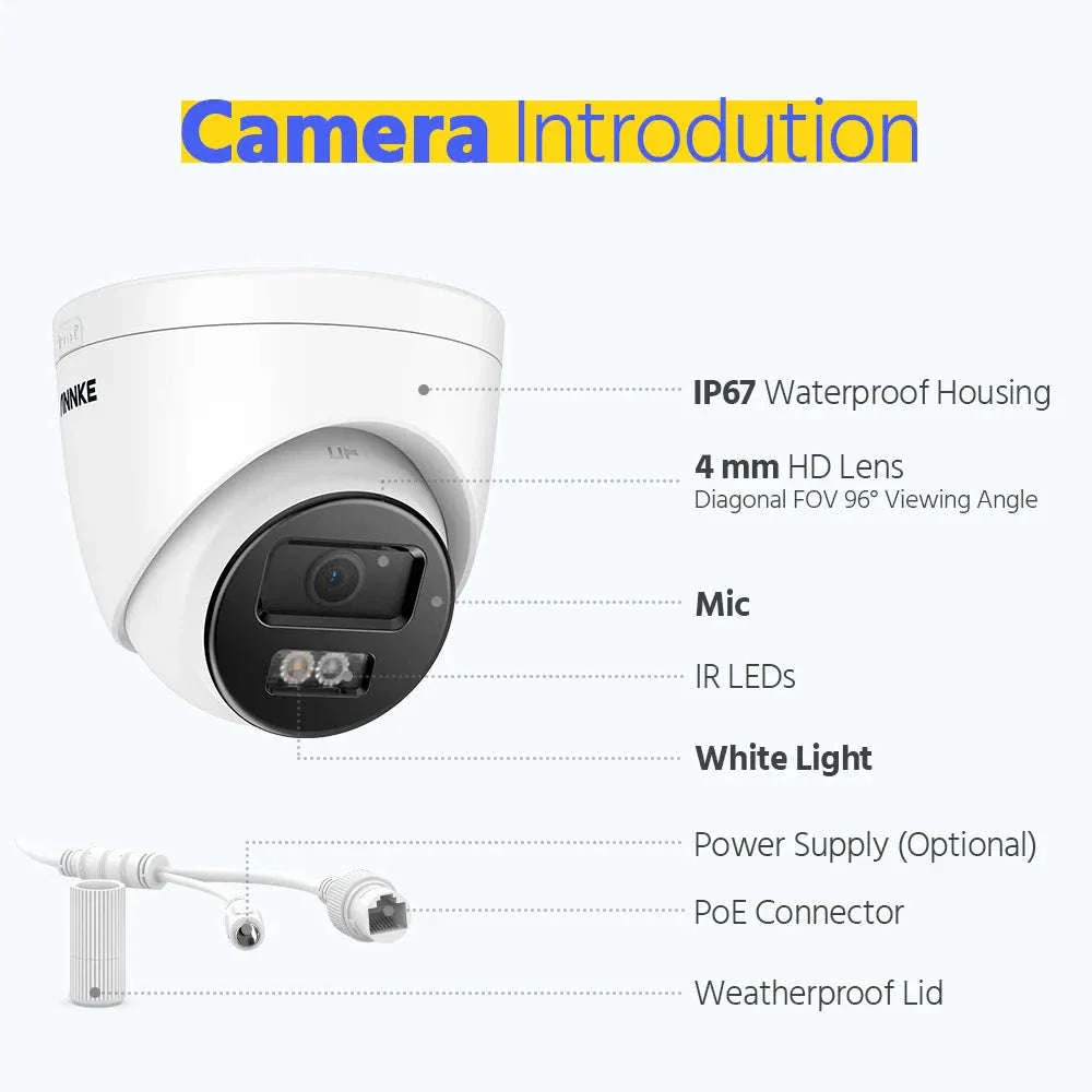 ANNKE 4K 8MP PoE Security Camera Kit with 8CH NVR - Image 20