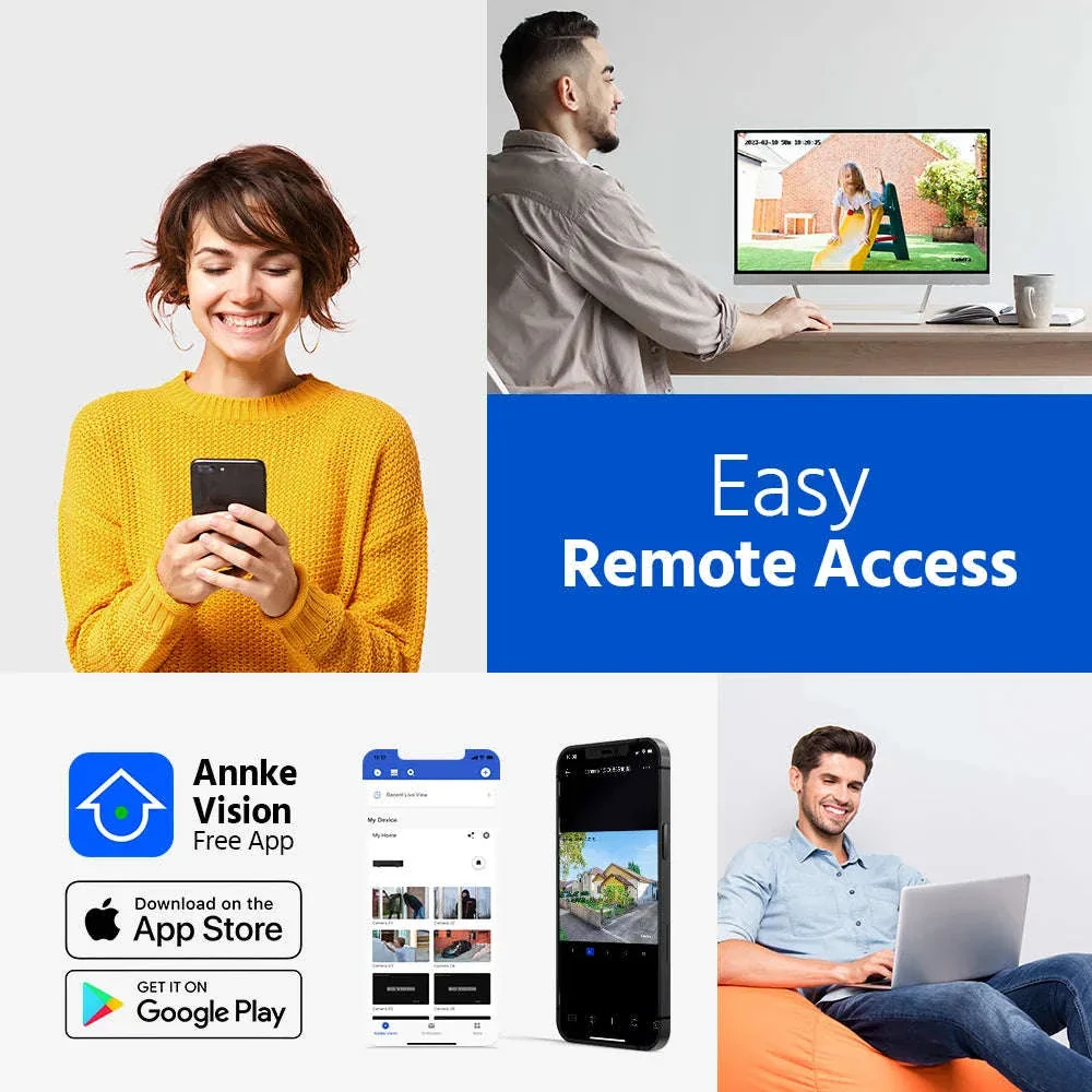 ANNKE 4K 8CH PoE Security Camera System with Audio Recording - Image 15