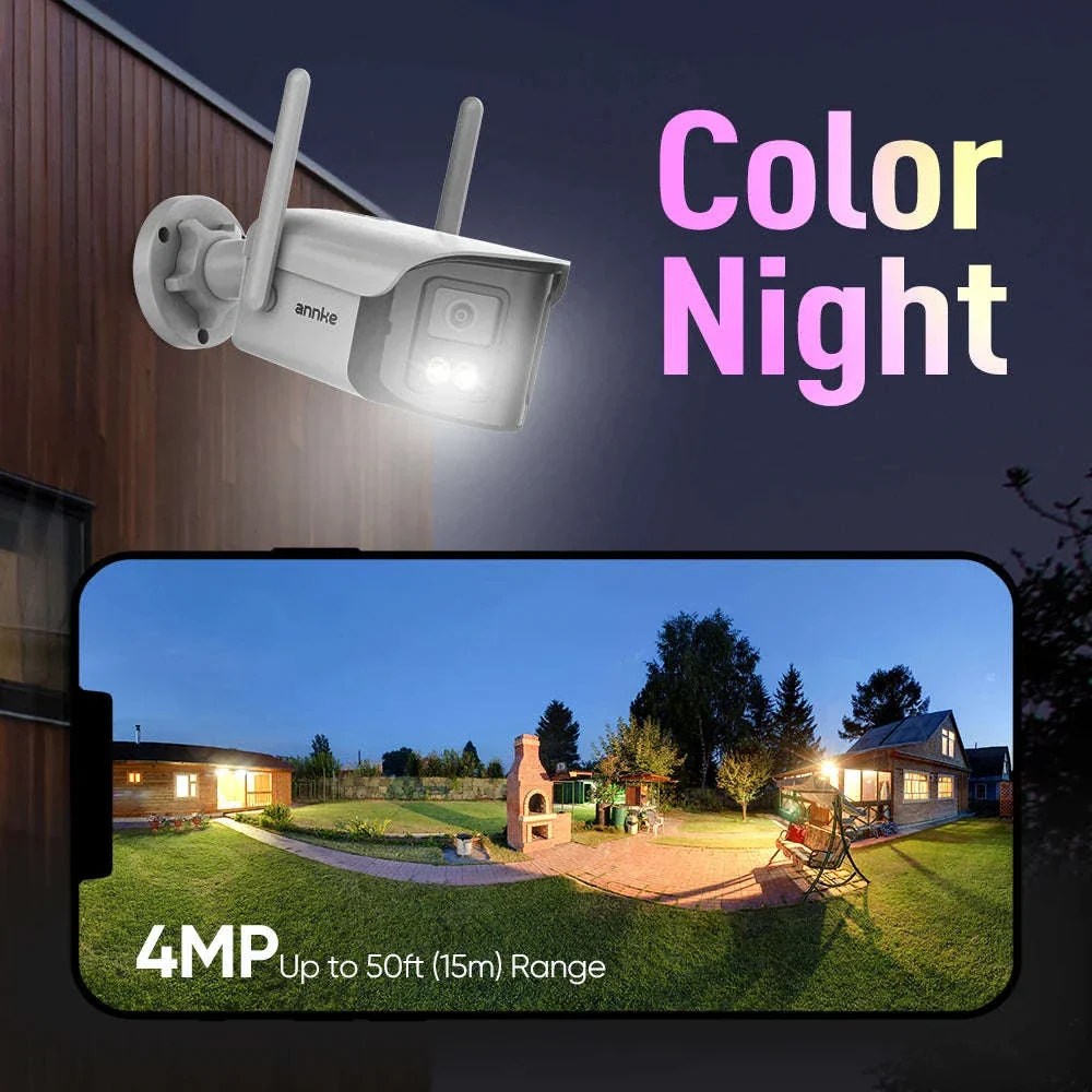 ANNKE 4MP Dual-Lens WiFi 6 Outdoor Security Camera - Image 8