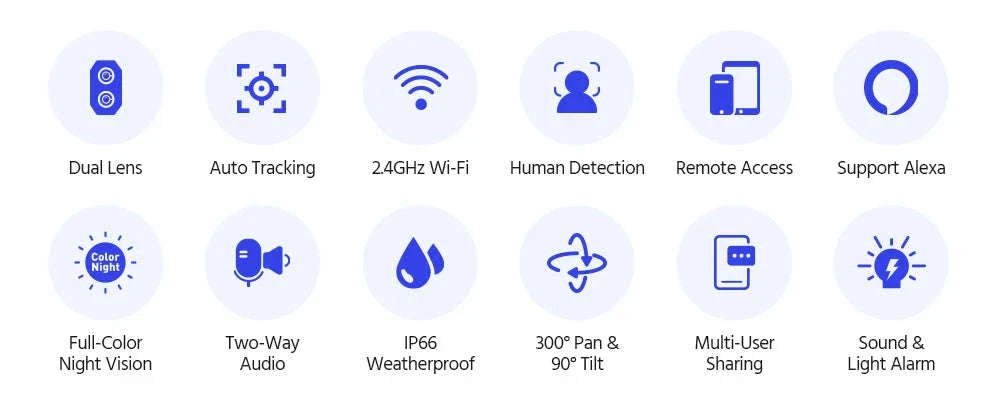ANNKE 6MP Dual-Lens Outdoor WiFi PT Security Camera - Image 8