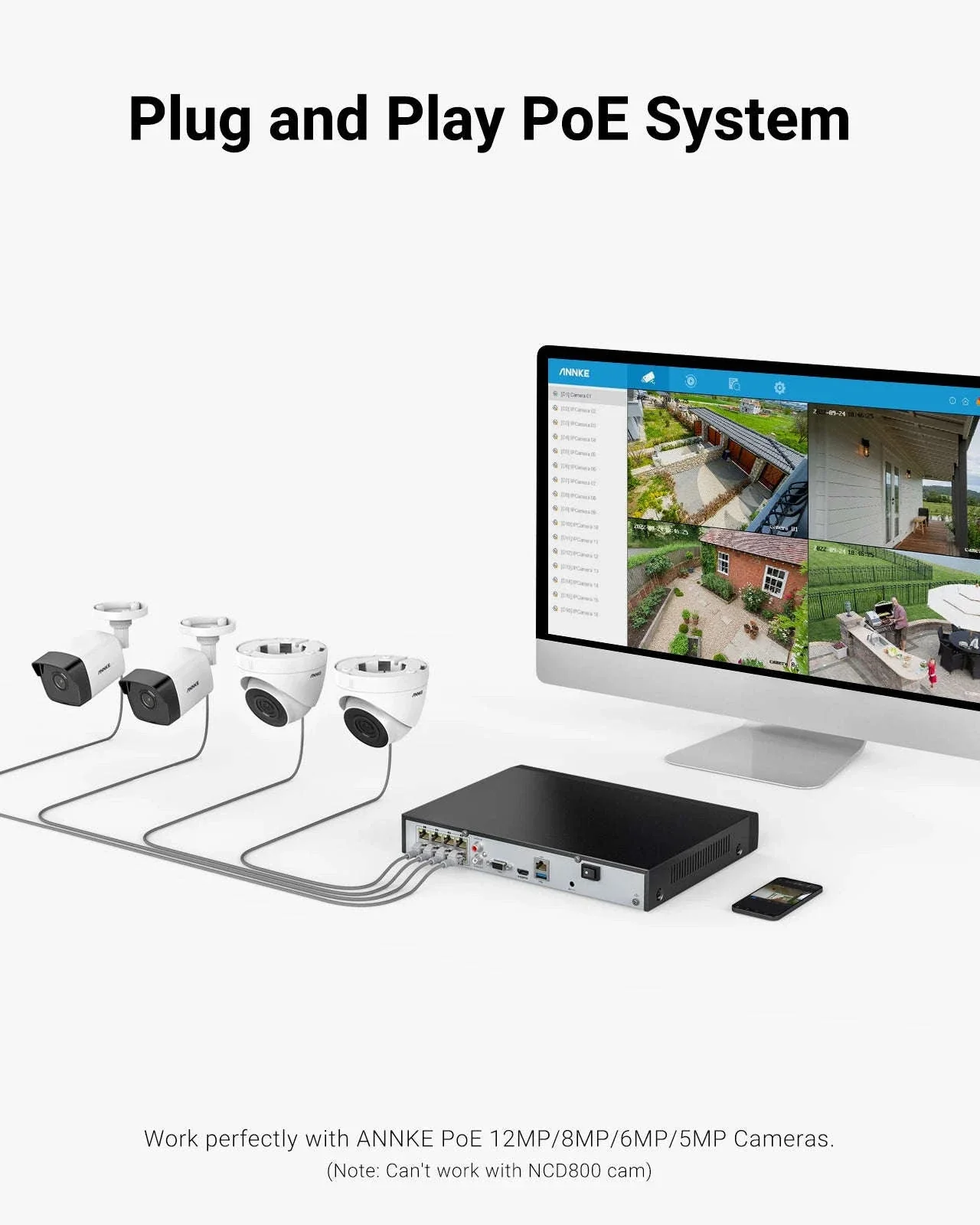 ANNKE 8-Channel 12MP PoE NVR for IP Camera Security - Image 16