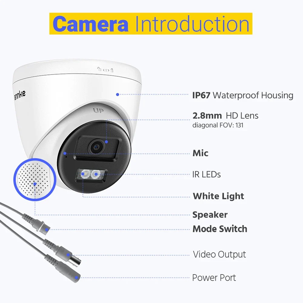 ANNKE 8CH 3K Wired CCTV Security Camera System with Night Vision - Image 14