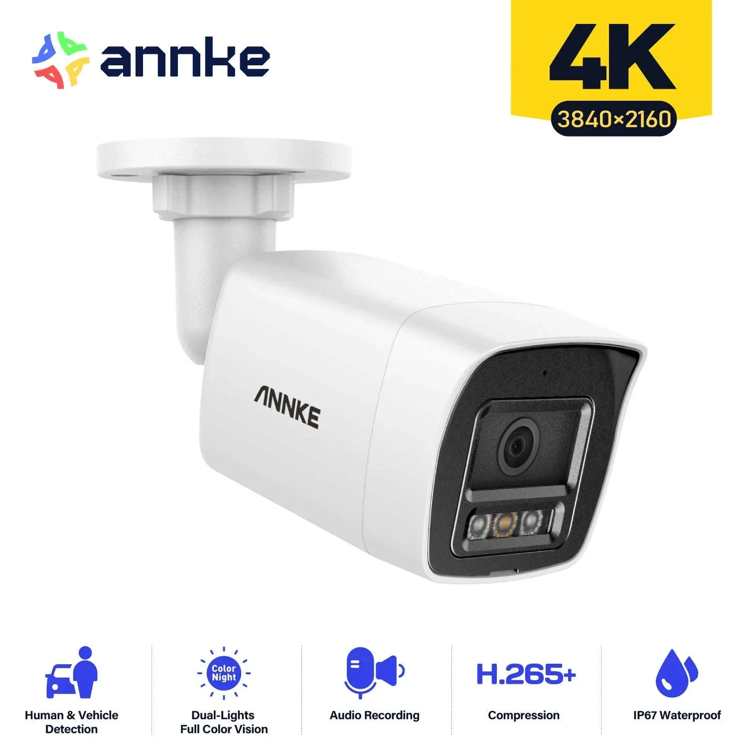 ANNKE 8MP 4K PoE Bullet Security Camera with Human Detection - Image 15