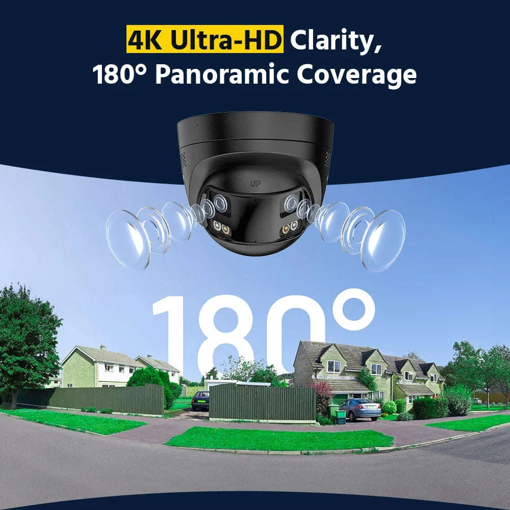 ANNKE 8MP Dual-Lens 180° Outdoor Security Camera with Audio - Image 2