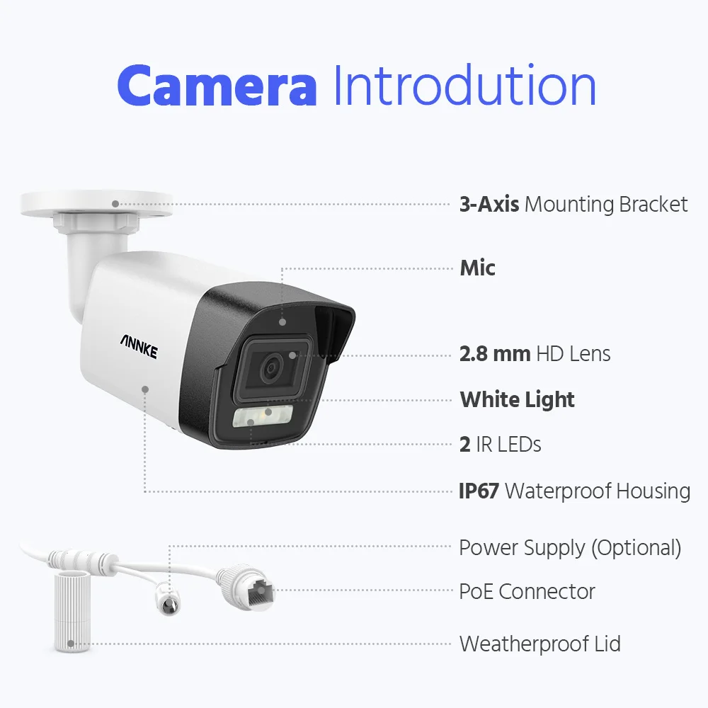 ANNKE AC500 3K Outdoor PoE Security Camera with Smart Detection - Image 23