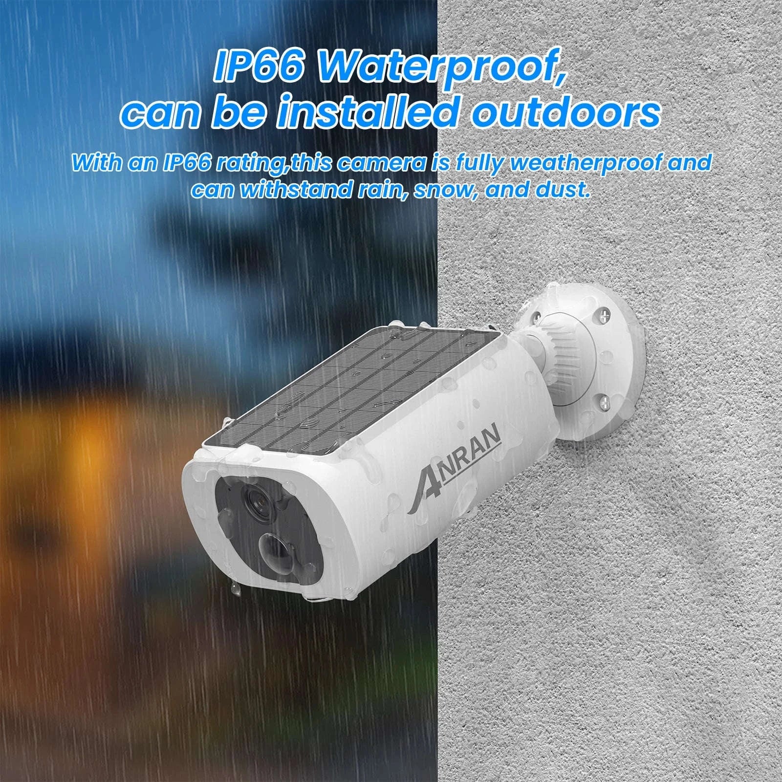 ANRAN 2K Solar Wireless Outdoor Security Camera 4-Pack - Image 16