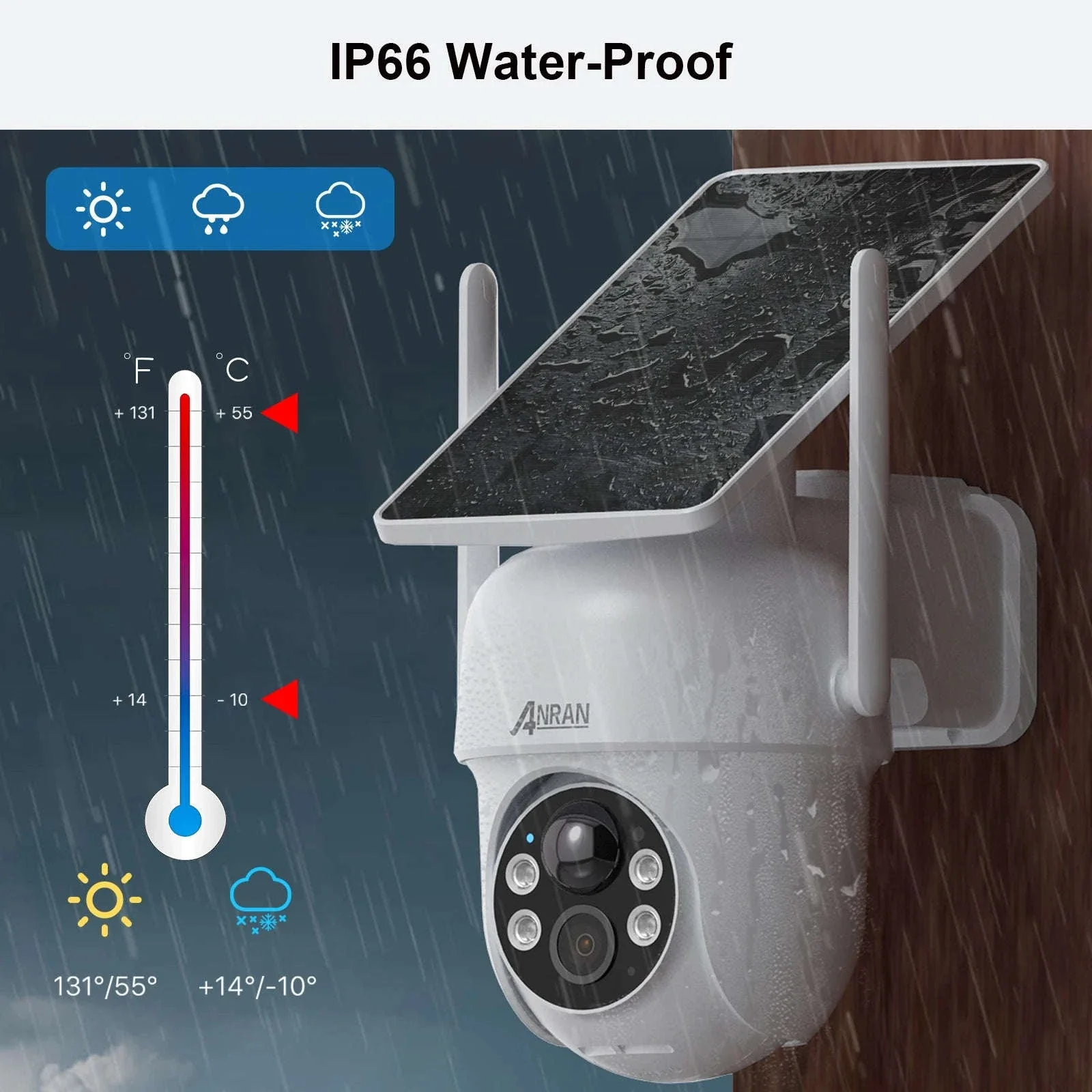 Solar WiFi Security Camera 3MP/5MP Outdoor PTZ Night Vision - Image 12